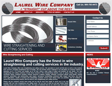 Tablet Screenshot of laurelwire.com